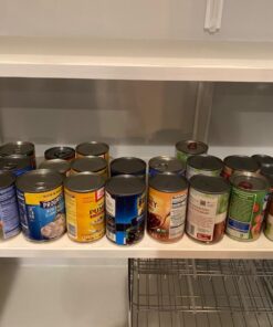 Simple Houseware Stackable Can Rack Organizer, Chrome 34 71U0 3en0zL