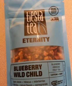 Tiesta Tea - Blueberry Wild Child, Blueberry Hibiscus Herbal Tea, Loose Leaf, Up to 25 Cups, Make Hot or Iced, Non-Caffeinated, 1.8 Ounce Resealable Pouch Pouch - 25 Cups 42 71U06M6ZqjL