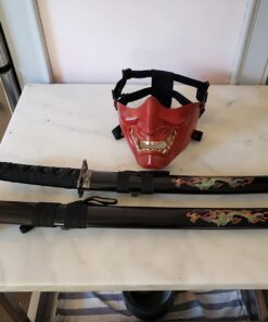 Master Cutlery 3 Piece Dragon Samurai Sword Set with Stand 20 71U1hMi78gL