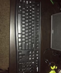 Logitech K120 Wired Keyboard for Windows, Plug and Play, Full-Size, Spill-Resistant, Curved Space Bar, Compatible with PC, Laptop - Black 37 71U2ZrmQG9L