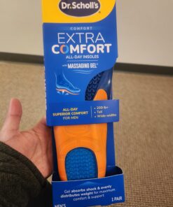 Dr. Scholl's Extra Support Insoles Superior Shock Absorption and Reinforced Arch Support for Big & Tall Men to Reduce Muscle Fatigue So You Can Stay on Your Feet Longer (for Men's 8-14) 22 71U3AZKKUzL