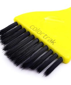 Colortrak Balayage Board and Brush Set, Achieve the Balayage Look, Curved Board Follows Head Shape, Textured and Smooth Sides, Handle for Comfort and Stability, Balayage Brush Included 24 71U3fYuXRL