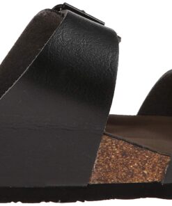 Madden Girl Women's Brando Slide-On Sandal 5.5 Black Paris 13 71U3oBu1TyL