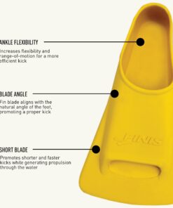 FINIS Training Swim Fins Male: 7.5-8.5, Female: 8.5-9.5, Euro: 40-42 Zoomers Gold 13 71U4iQl2hQL
