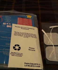 Syrtenty TENS Unit Pads 2"X2" 44 Pcs, 3rd Gen Reusable Latex-Free Replacement Pads Electrode Pads with Upgraded Sticky Electrode Pads Gel and Non-Irritating Design for Muscle Stimulator Electrotherapy 50 71U4pkC6yL