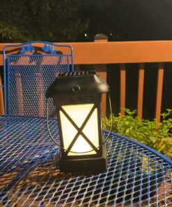 Thermacell Mosquito Repellent Lantern; No Spray Mosquito Repellent For Patios; Includes 12-Hours of Protection; DEET-Free, Scent-Free, No Flame Citronella Candle Alternative Black 22 71U56mi0L