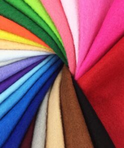 Alternative view of 24pcs Thick 1.4mm Soft Felt Fabric Sheet Assorted Color Felt Pack DIY Craft Sewing Squares Nonwoven Patchwork (30 * 30cm) 30*30cm