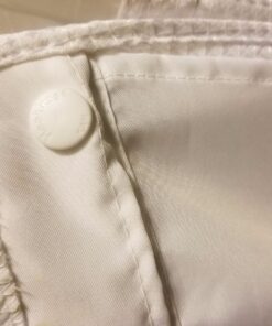 Title: Hookless® It’s A Snap!® Fabric Snap-In Shower Curtain Liner, Water-Repellant, Easy Install, White Color 70 x 54in 33 71U5qZXaHL