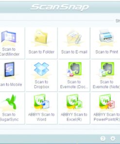 Fujitsu ScanSnap iX500 Deluxe Bundle Scanner for PC (PA03656-B015) (Discontinued by Manufacturer) IX 500 Deluxe bundle 9 71U5yRs7X L
