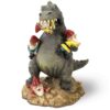 BigMouth Inc. Garden Gnome 9 inches - The Great Garden Gnome Massacre - Funny Outdoor Gnomes - Durable Lawn Gnome, Yard Gnome - Novelty Gnome Statues - Fun Garden Gnome Decor, Gag Gift, Garden Gift Godzilla 28 71U6EHTAQtL