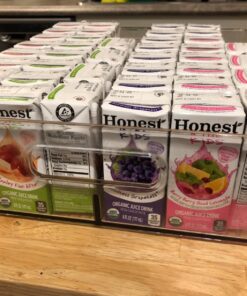 iDesign Recycled Plastic Resipreme Divided Fridge and Freezer, 12” x 4” x 14.5”, Clear 1 Pack 32 71U6gV kjiL