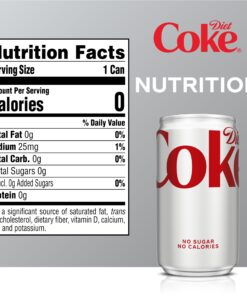 Diet Coke Can, 7.5 fl oz (pack of 10) 7.5 Ounce Mini Can (Pack of 10) 11 71U6jwL9DcL
