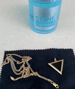 Gentle Jewelry Cleaner Solution | Gold, Silver, Earring, Diamond Ring Fine & Fashion Jewelry Cleaner | Ammonia Free l 6 oz l Made in the USA 6 Ounce (Pack of 1) 41 71U70rsnbyL