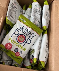 SkinnyPop Original Popcorn, Individual Snack Size Bags, Skinny Pop, Healthy Popcorn Snacks, Gluten Free, 0.65 Ounce (Pack of 30) 0.65 Ounce (Pack of 30) 45 71U72wlwcvL