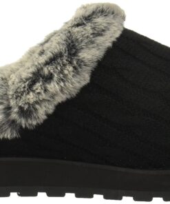 Skechers BOBS Women's Keepsakes - Ice Angel Slipper 5.5 Wide Black 13 71U7IxwgOQL 3