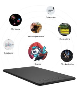 Drawing Tablet HUION Inspiroy H640P Graphics Tablet with Battery-Free Stylus 8192 Pressure Sensitivity 6 Hot Keys, 6 x 4inch Drawing Pad for Digital Art, Design & Animation, Work with Mac, PC & Mobile 31 71U7M2XH8xL 3