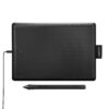 One by Wacom Small Graphics Drawing Tablet 8.3 x 5.7 Inches, Portable Versatile for Students and Creators, Ergonomic 2048 Pressure Sensitive Pen Included, Compatible with Chromebook Mac and Windows Tablet Only