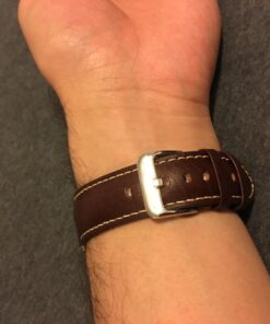 Hadley-Roma MS-906 Men's Genuine Leather Watch Band Brown 22mm 17 71U8GjzEJL