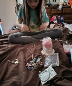 klmars Charm Bracelet Making Kit,Jewelry Making Supplies Beads,Unicorn/Mermaid Crafts Gifts Set for Girls Teens Age 5-12 57 71U8OOShu5L