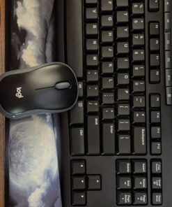 Wireless Keyboard and Mouse Combo, EDJO 2.4G Full-Sized Ergonomic Computer Keyboard with Wrist Rest and 3 Level DPI Adjustable Wireless Mouse for Windows, Mac OS Desktop/Laptop/PC black 45 71U8Vb2KOFL