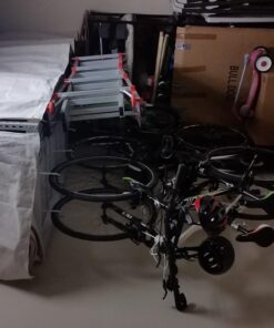 HyLoft 00212 Add-On Storage Hook Accessory for HyLoft Model-540 Ceiling Rack, 4 Count , White 36 71U8f0fPiL