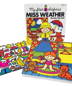 Alternative view of Colorforms My First Colorforms Miss Weather Set Brown/a
