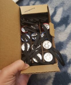 EverBrite 18-Pack Mini LED Flashlight Set - Portable Flashlights Ideal for Hurricane Supplies Camping, Night Reading, Cycling, BBQ, Party, Backpacking - Includes Lanyard & 54 x AAA Batteries 54 71U9JBA4KwL