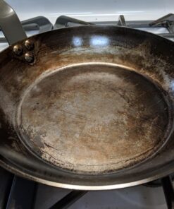 de Buyer MINERAL B Carbon Steel Fry Pan - 10.25” - Ideal for Searing, Sauteing & Reheating - Naturally Nonstick - Made in France 10.25" 51 71UALqdQQjL