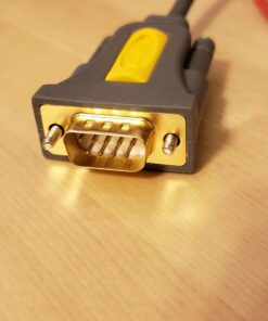 UGREEN USB to Serial Adapter, Serial to USB Adapter DB9 Male 9 Pin with PL2303 Chipset, PVC Jacket, RS232 to USB Cable for Windows 11 10 8.1 8 7 XP Vista, Mac OS, Linux, 3FT 28 71UANUDaxwL