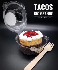 Hewnda 100 Pack Plastic Single Individual Cupcake Muffin Dome Holders Cases Boxes Cups Pods,Great for parties or cake/muffin sales 51 71UATVXLAcL