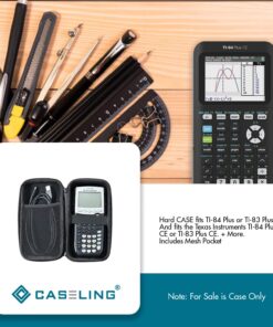 Caseling for Graphing Calculator Hard Carrying Travel Storage Case Bag - Black 33 71UAiTNPvjL