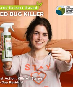 EcoRaider Bed Bug Killer Spray 1 Gallon Jug, Green + Non-Toxic, 100% Kill + Extended Protection 20 71UB4Q6Z3LL