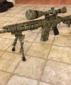FSI Sniper 6-24x50mm Scope W Front AO Adjustment. Red/Blue/Green mil-dot Reticle. Comes with Extended Sunshade and Heavy Duty Ring Mount 29 71UBLgx6VXL