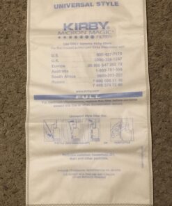 Kirby Part#204808 - Genuine Kirby Style F HEPA Filtration Vacuum Bags for ALL Sentria Models (6 Bags & 1 Belts) Size: 6 Bags & 1 Belts Model 8 71UBaOFahL