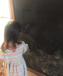 VersaChalk 100% Natural Chalkboard Cleaner Spray and Eraser Kit (250 mL) - Remove Liquid Chalk Marker Ink from Chalk Board Signs, Whiteboard, Dry Erase Marker Board, and Blackboard 1 Count (Pack of 1) 44 71UCFIhRndL