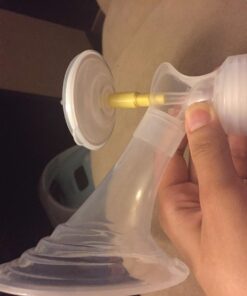 Maymom Flange Adapter Compatible with Spectra S1, Spectra S2; Connects Maymom Breastshield/Maymom Bottle and Spectra Backflow Protector (Maymom Flange Adapter, Yellow) Yellow_2pc 29 71UCJuNH2wL