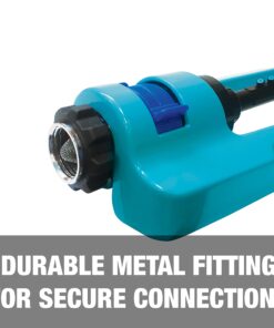 Aqua Joe SJI-OMS16 Indestructible Metal Base Oscillating Sprinkler with Adjustable Spray, 3600-Square Foot Coverage 3600 - Square Foot Coverage 20 71UCtdiOz8L