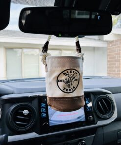 Klein Tools 5104MINI Mini Tool Bucket, Leather-Bottom 30 71UD830dWqL