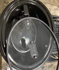 Crock-Pot 7 Quart Portable Programmable Slow Cooker with Timer and Locking Lid, Stainless Steel 63 71UDNEr9FEL