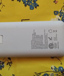 lezchi Portable Power Bank, Ultra Slim 10000mAh Portable Charger, USB C External Battery Pack with Built-in AC Plug, Charging Cable, Output Port, Compatible with All Kinds of Cellphones … White 31 71UE6YmeWSL