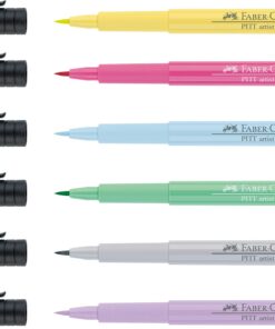Faber-Castell Pitt Artists Pen Brush Pastel (Wallet of 6) 1 _ 8 71UEIcCFSjL