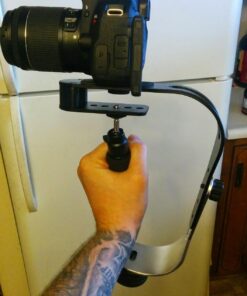 The Official Roxant Pro Video Camera Stabilizer Limited Edition (Midnight Black) with Low Profile Handle for GoPro, Smartphone, Canon, Nikon - or Any Camera up to 2.1 lbs. - Comes with Phone Clamp. 38 71UFcOx5cL