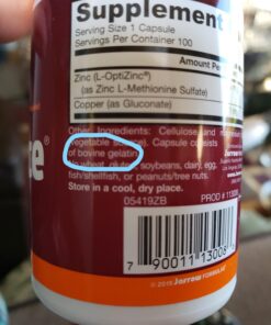 Jarrow Formulas Zinc Balance 15 mg - 100 Servings (Veggie Caps) - Includes Copper - Essential Mineral for Immune System Support - Immune Support Supplement - Gluten Free Zinc Copper Supplement - Vegan 33 71UFqfhtGHL