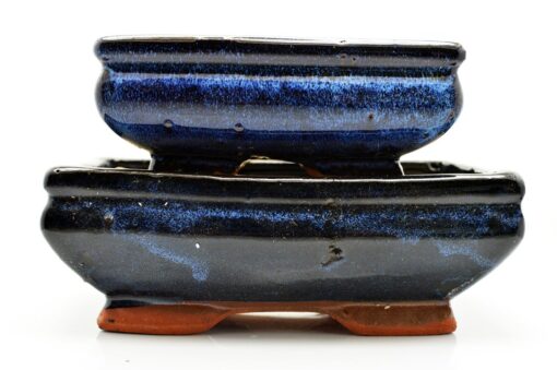 0 9GreenBox - 2 Ceramic Bonsai Pots 6/8