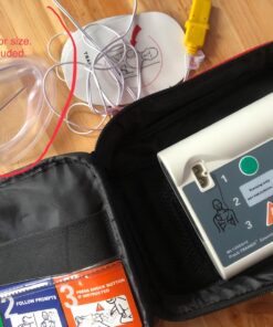 WNL Products WL120ES10 for Training use only AED Defibrillator Practi-Trainer Essentials Base Model AED Training Kit (1 Pack Kit) 22 71UGwdpRcZL