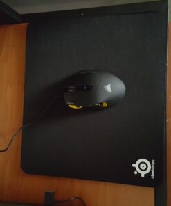 SteelSeries QcK Gaming Surface - Medium Thick Cloth - Peak Tracking and Stability - Black 28 71UHMKJC4KL