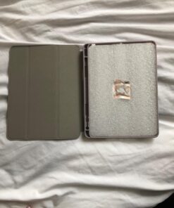 Soke iPad 6th/5th Generation Case with Pencil Holder, Smart iPad 9.7 inch Cases Trifold Stand with Shockproof Soft TPU Back Cover and Auto Sleep/Wake Function for Apple iPad 2018/2017, Violet 68 71UHUpfiK2L