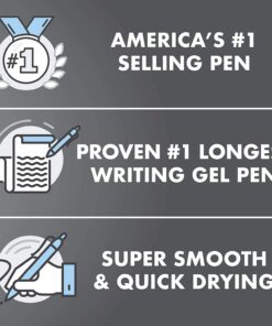 PILOT G2 Pens 0.5 mm - 10 Pack (5 Black and 5 Blue Pens) Premium Gel Ink Pens Extra Fine Point 0.5 Pens Refillable & Retractable Rolling Ball 12 71UHz2ufJJL