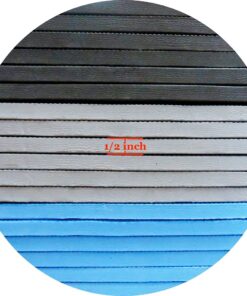 BalanceFrom Puzzle Exercise Mat with EVA Foam Interlocking Tiles for MMA, Exercise, Gymnastics and Home Gym Protective Flooring, Multiple Sizes Black 1/2" Thick, 24 Square Feet 31 71UIFEq3OGL