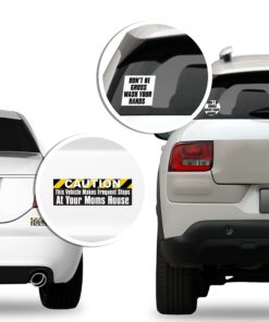 Alternative view of Fueled by Recycled Dinosaurs Bumper Sticker (Anti Liberal Funny Oil Gas SUV (3 x 9 inch)